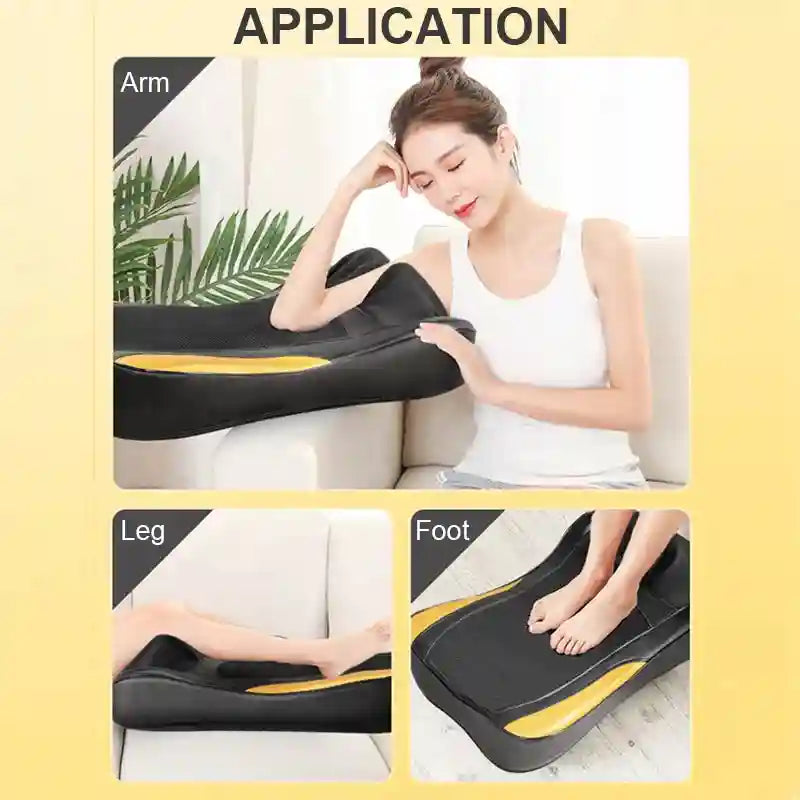 Electric Shiatsu Massage Roller for Deep Tissue Back and Neck Relief Massage Roller Tidesmit