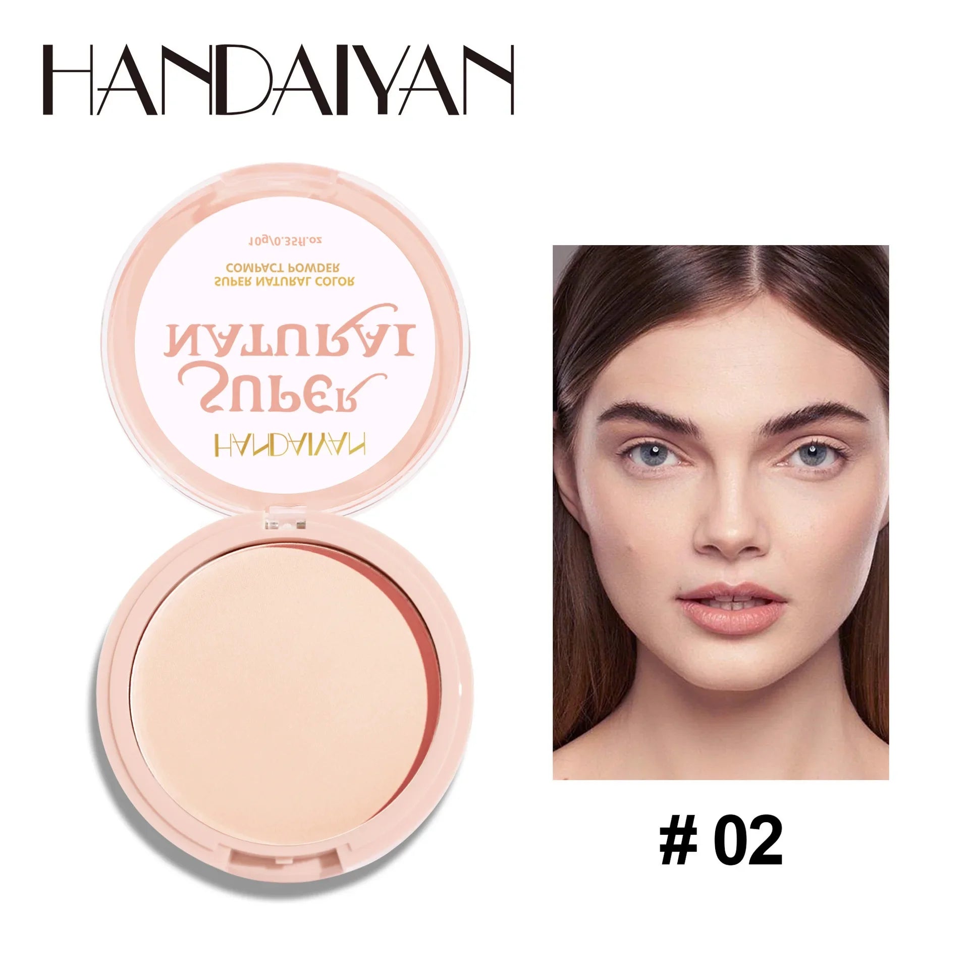 Tidesmit matte face pressed powder 24 hour oil control full coverage foundation setting powder shade swatch 19