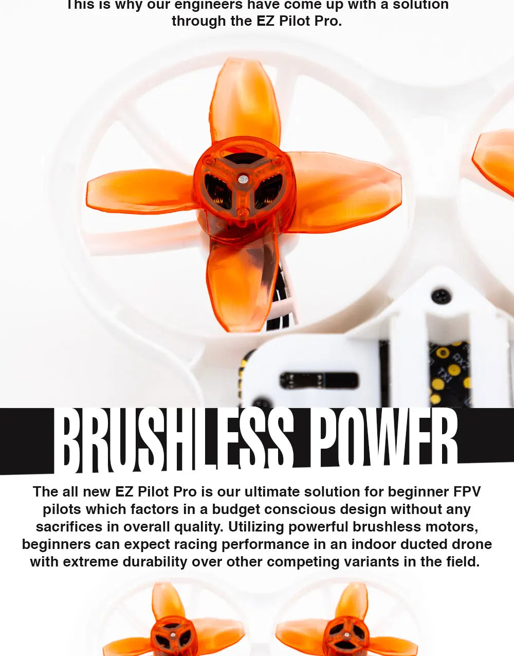 FPV Racing Drone RTF Kit | 80mm Indoor Quadcopter with HD Goggles Tidesmit