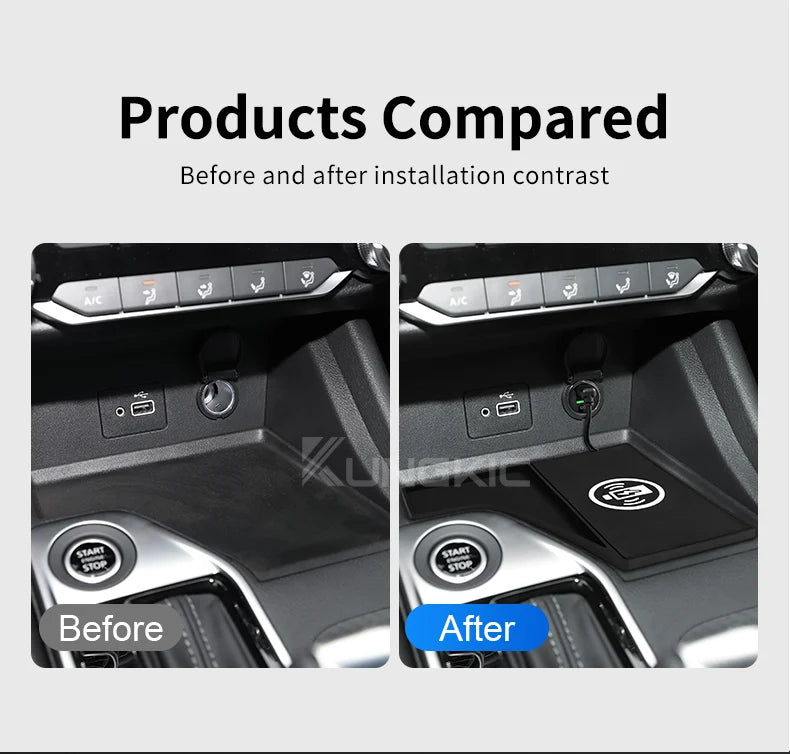 Wireless Car Charger Pad for Nissan Sylphy Sentra 2020-2025 LHD Tidesmit