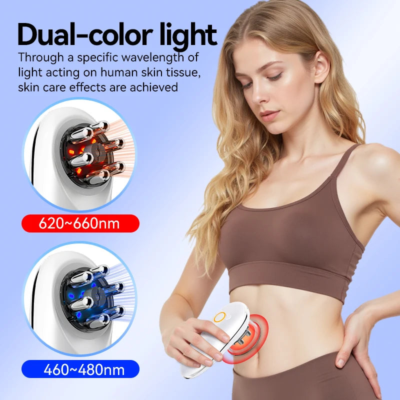 Face and Body Sculpting Electric Massager with Heat Therapy (White) Body Shaping Massage Equipment Tidesmit
