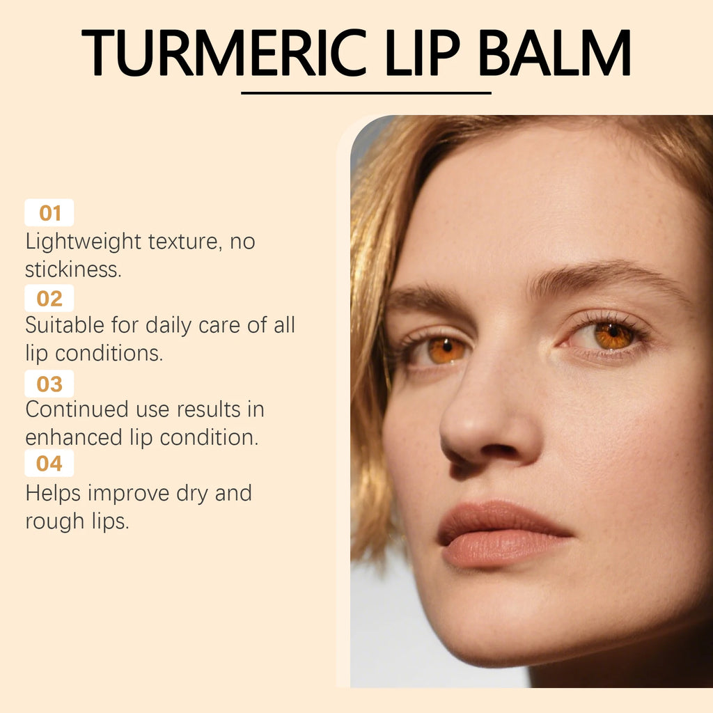 Turmeric Lip Balm – Intensive Moisturizing Lip Treatment (5g) Lip Care Tidesmit