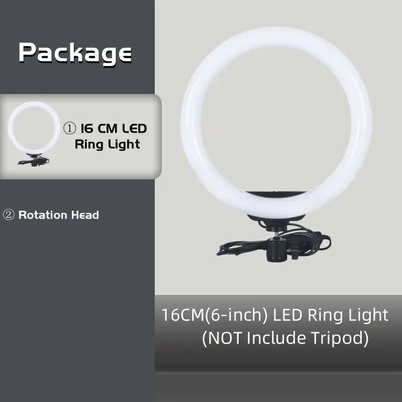 Tidesmit LED Ring Light for Laptop Video Conferencing & Content Creation 16cm Light Only Tidesmit