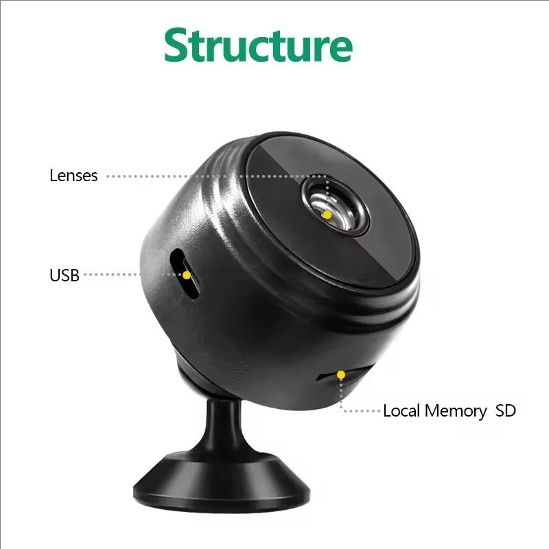 A9 Mini IP Camera Mobile 1080P HD Wifi Surveillance Cameras Sensor Camcorder Web Video Smart Home Safety Wireless Security Camer