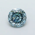 Portuguese Cut CVD Lab Diamond Fancy Vivid Blue VVS2 Excellent Polish Rare Loose Gemstone Premium IGI Sparkling Fine Stone