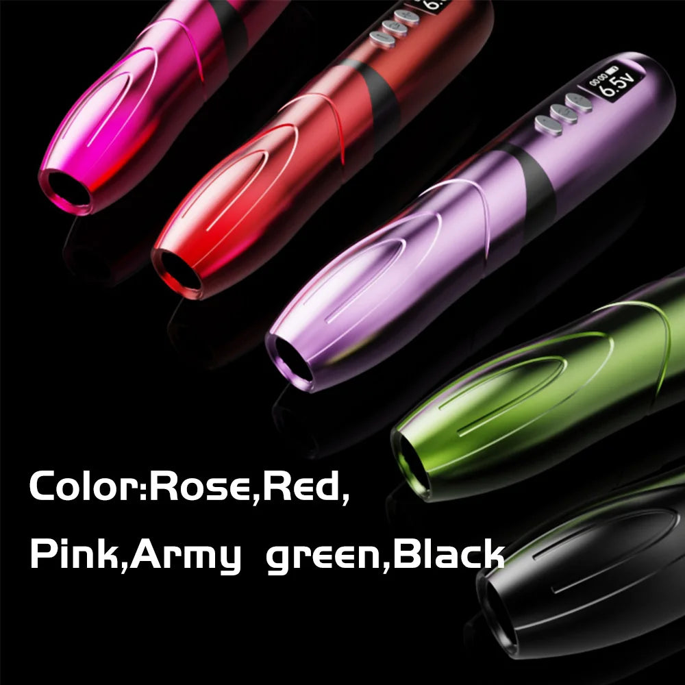Wireless PMU Machine Tattoo Pen - Professional Microblading Device (Amy Green) Permanent Makeup Machines Tidesmit