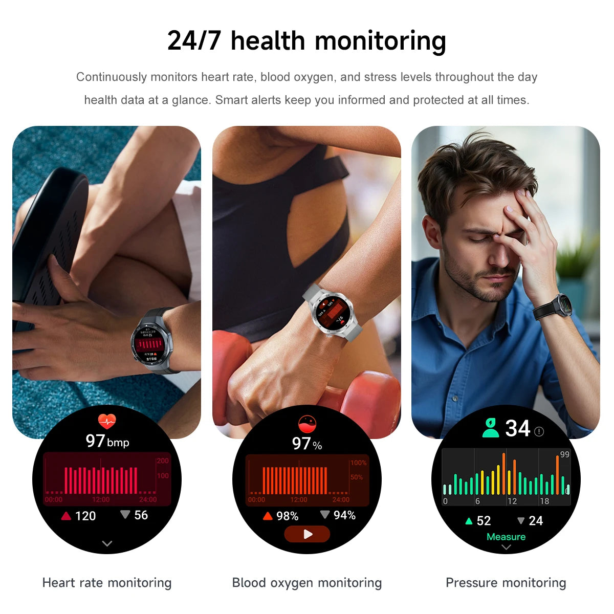 2026New Smart Watch GPS Positioning 3ATM Waterproof GPS Tracker Compass Men Bluetooth Call Heart rate 170+Sports Watch Men Women