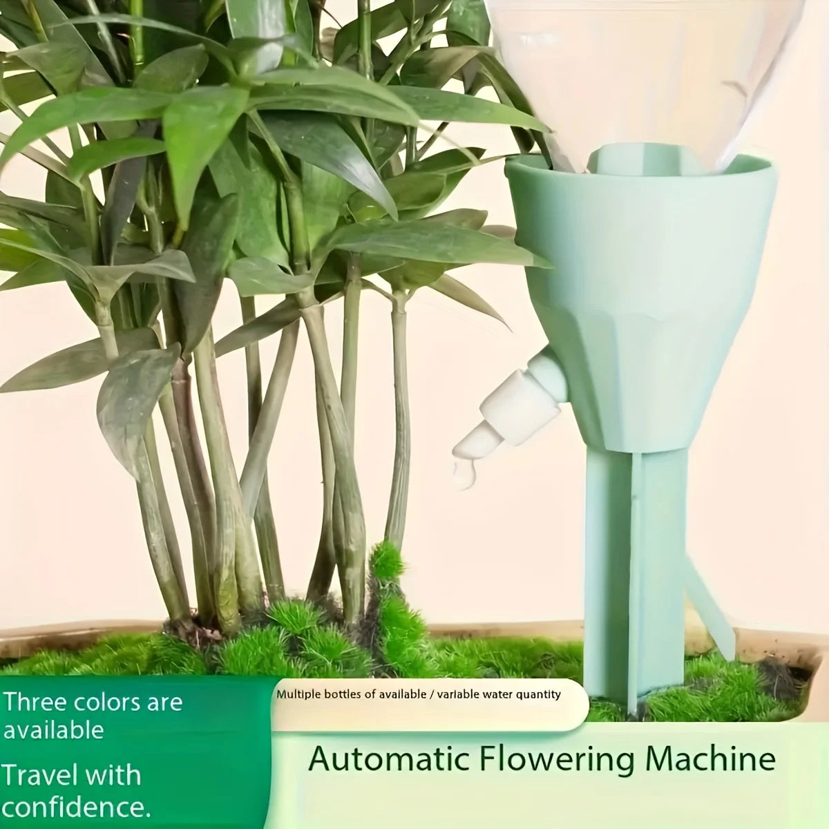 20 Pcs Automatic Plant Drip Irrigation Kit Adjustable Water Flow Battery-Free Universal for EU/US Thread Bottles Efficient