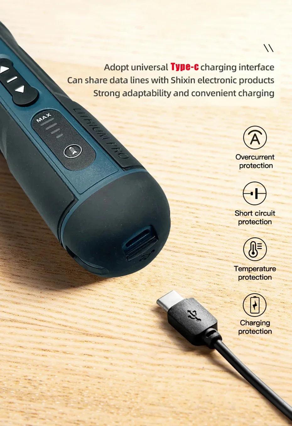 Mini Rechargeable Electric Screwdriver Set Adjustable Torque Cordless Drill for Precision Repair & Electronics Maintenance Tools