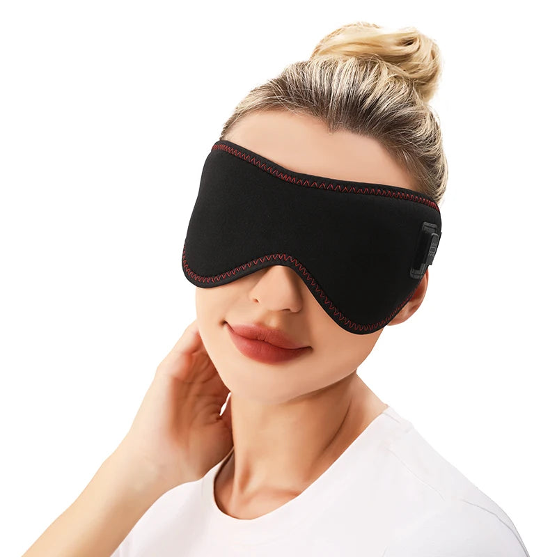 Electric Heated Massage Eye Mask for Eye Fatigue and Deep Relaxation Relaxation Treatment Tidesmit