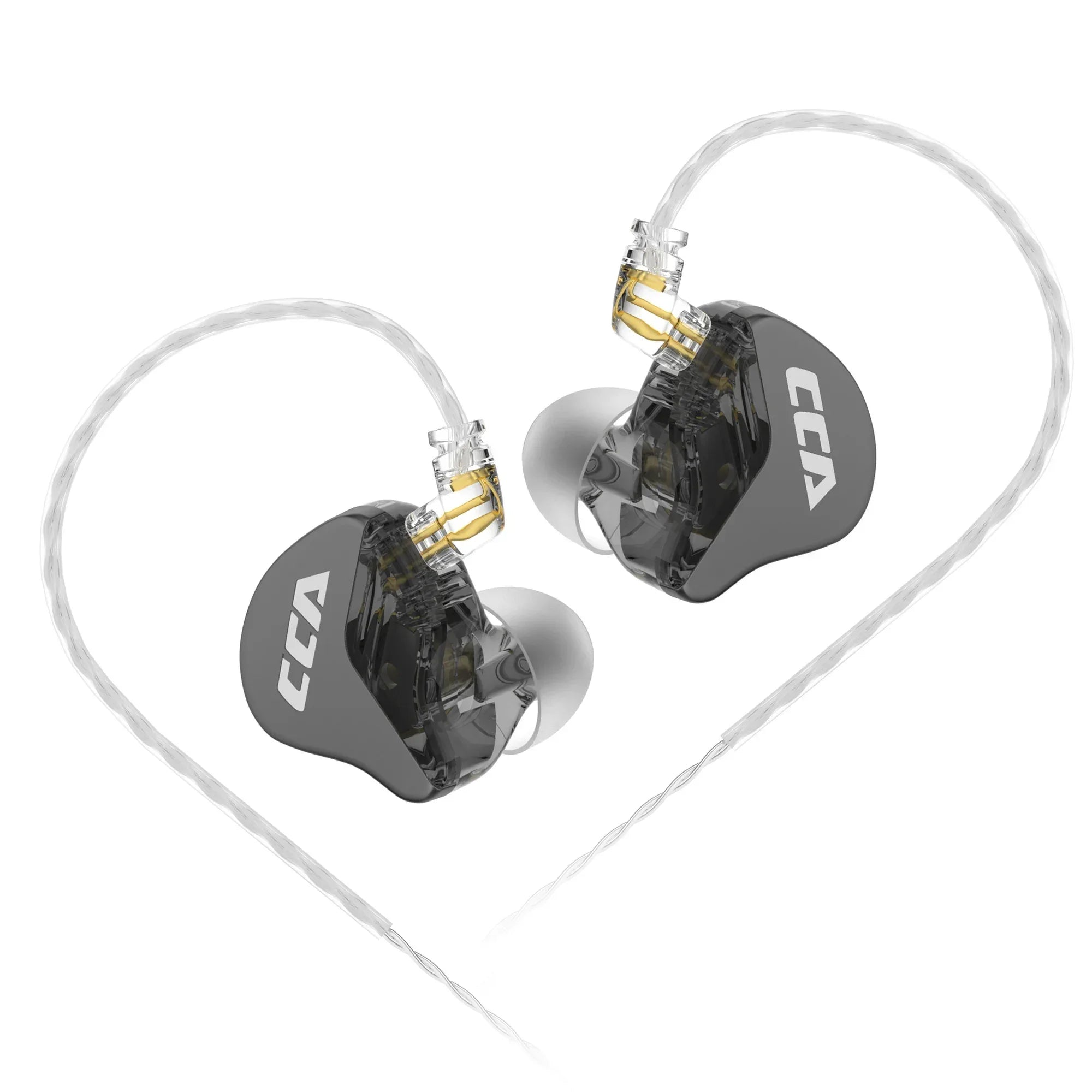 CCA CRA In-Ear Monitors | Dynamic Driver Wired Earbuds | Tidesmit CRA black no mic Tidesmit
