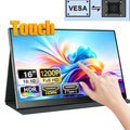 16inch Touch Portable Monitor 1920*1200P FHD IPS Screen 100%sRGB 300Nits HDR Display for Laptop/PC/Phone/Dex/PS4/PS5/SWITCH