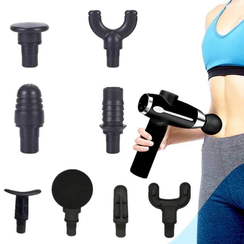 Massage Gun Replacement Heads: 4-Piece Set for Deep Tissue Recovery Body Shaping Massage Equipment Tidesmit