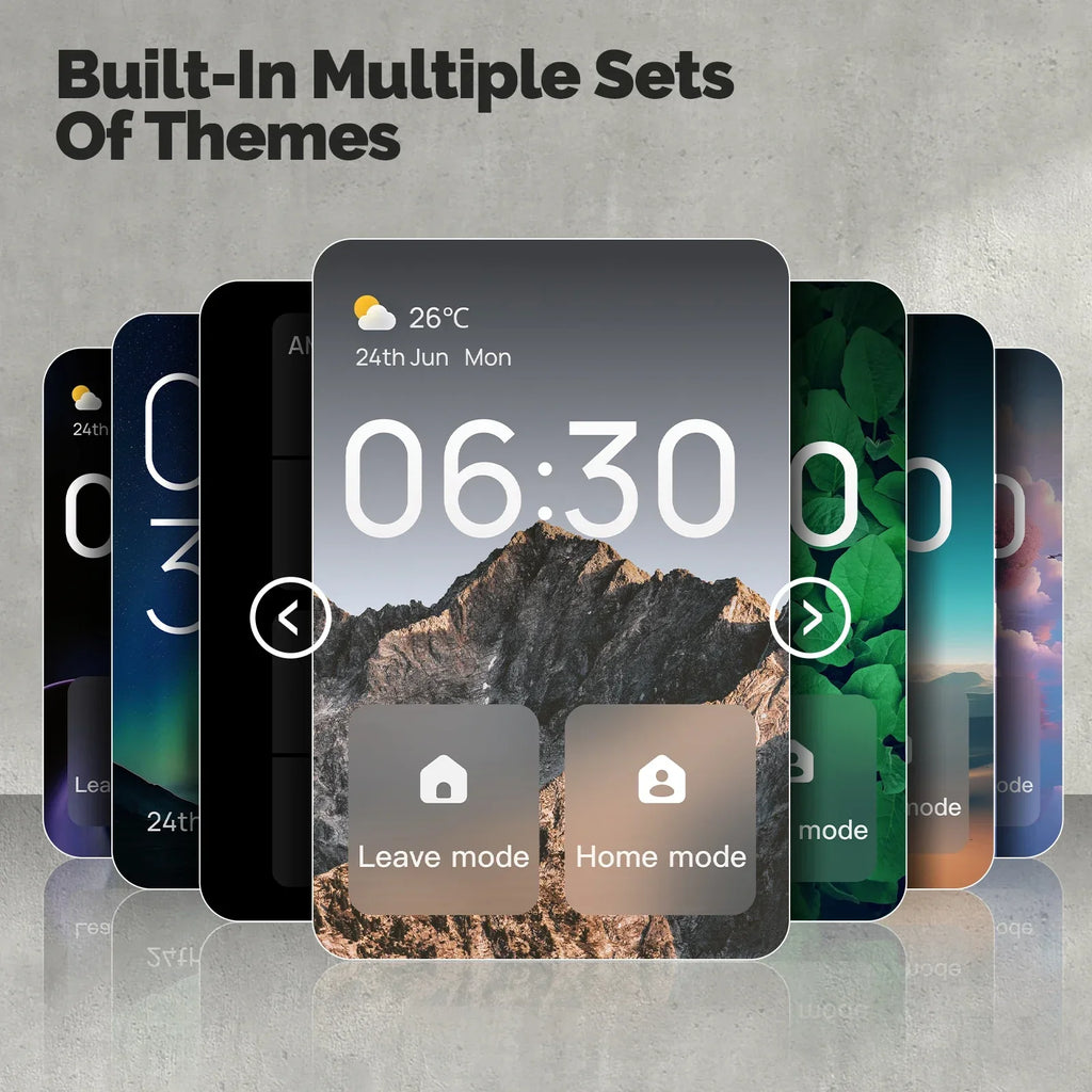 Smart Home Control Panel 3.5 Inch WiFi Touch Screen EU Model Tidesmit