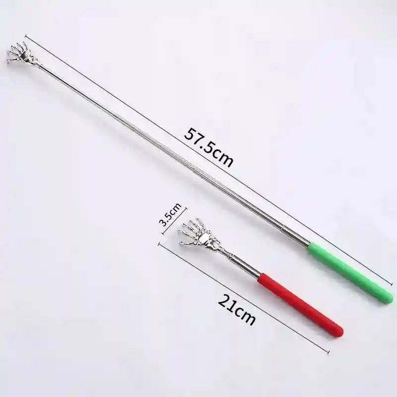 Extendable Stainless Steel Back Scratcher - Durable Manual Massager Massage Roller Tidesmit