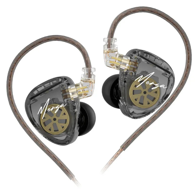 KZ Merga Bass Headphones HIFI noise-cancelling sports in-ear headphones New arrival! Merga NOMIC Tidesmit