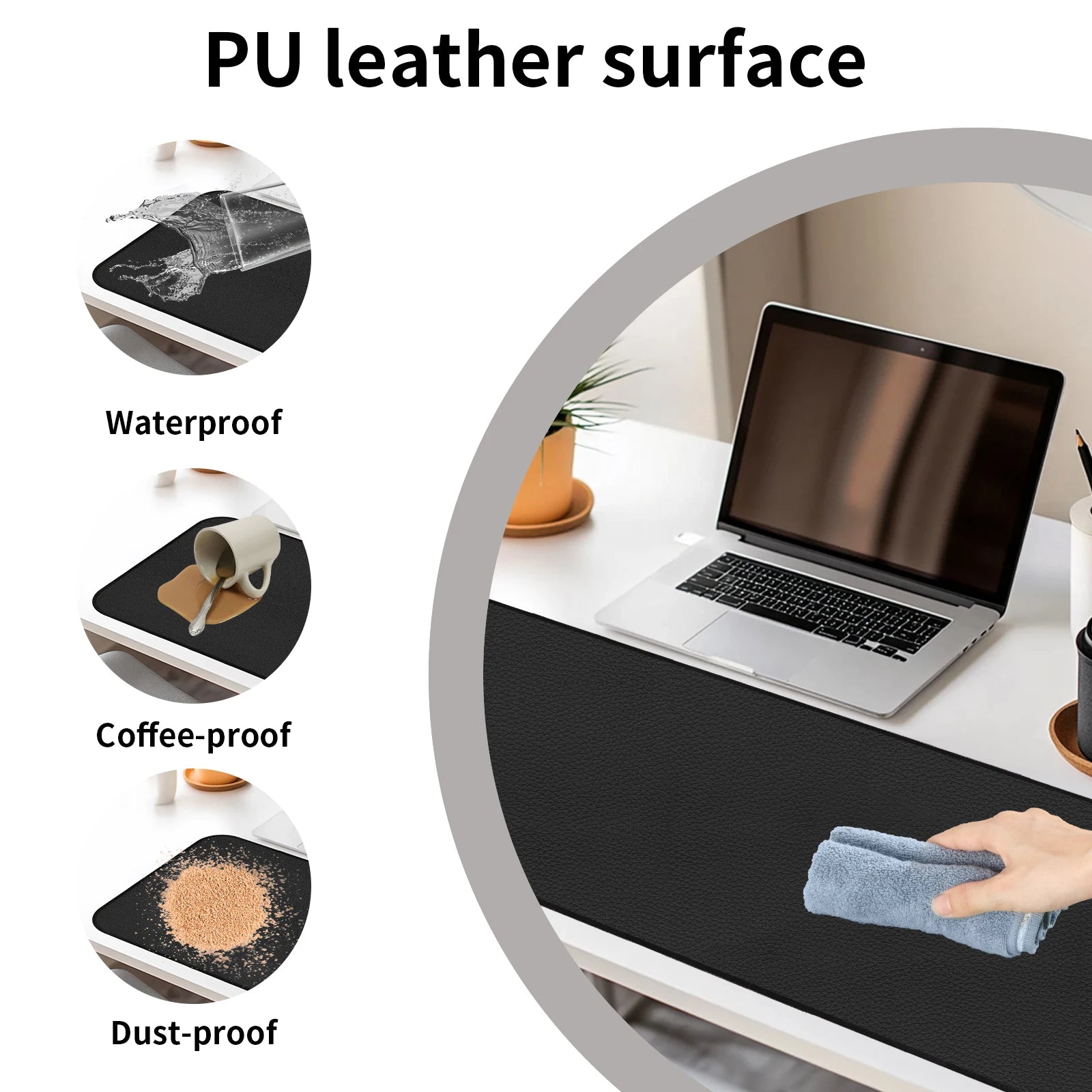 6 Size Grounding Mat Soft PU Pad for Improves Sleep Enhanced Circulation Reduces Pain Home Yoga Foot Mat Table Desk Rug