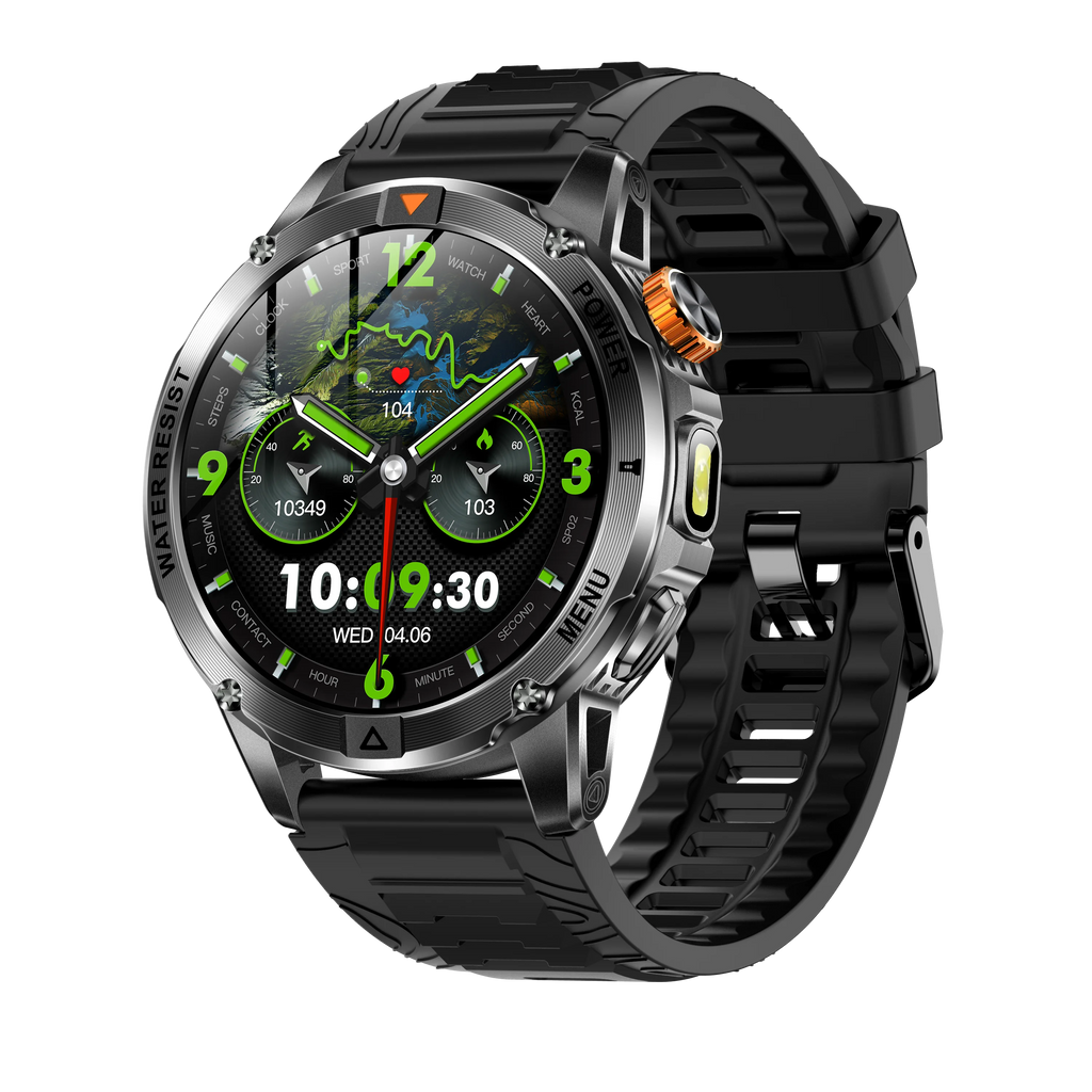 YLL-AK93 Outdoor Sport for Smart Watch Fitness Tracker Sleep Tracker IP67 Waterproof Heart Rate Monitor AMOLED Screen