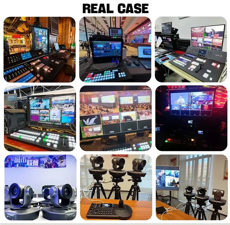 PTZ Camera 4K 20X Zoom Video Conference Camera Kit Church Meeting Live Broadcast PTZ Camera Controller for Video Conferencing