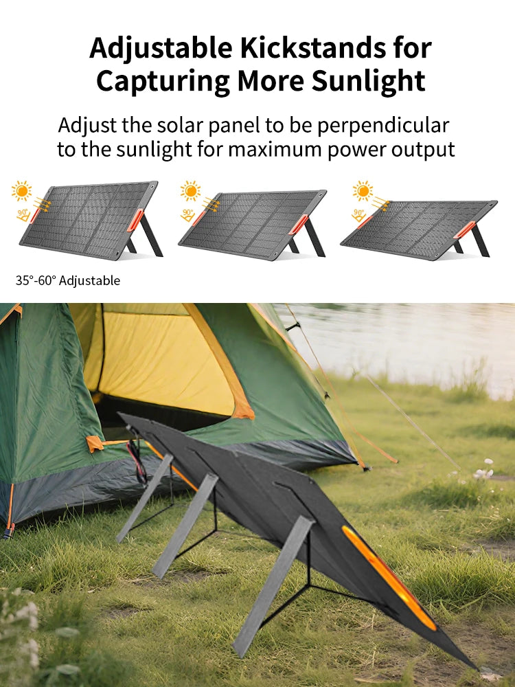 200W Foldable Solar Panel 400w 100w Portable for Outdoor Camping Power Generator Charging