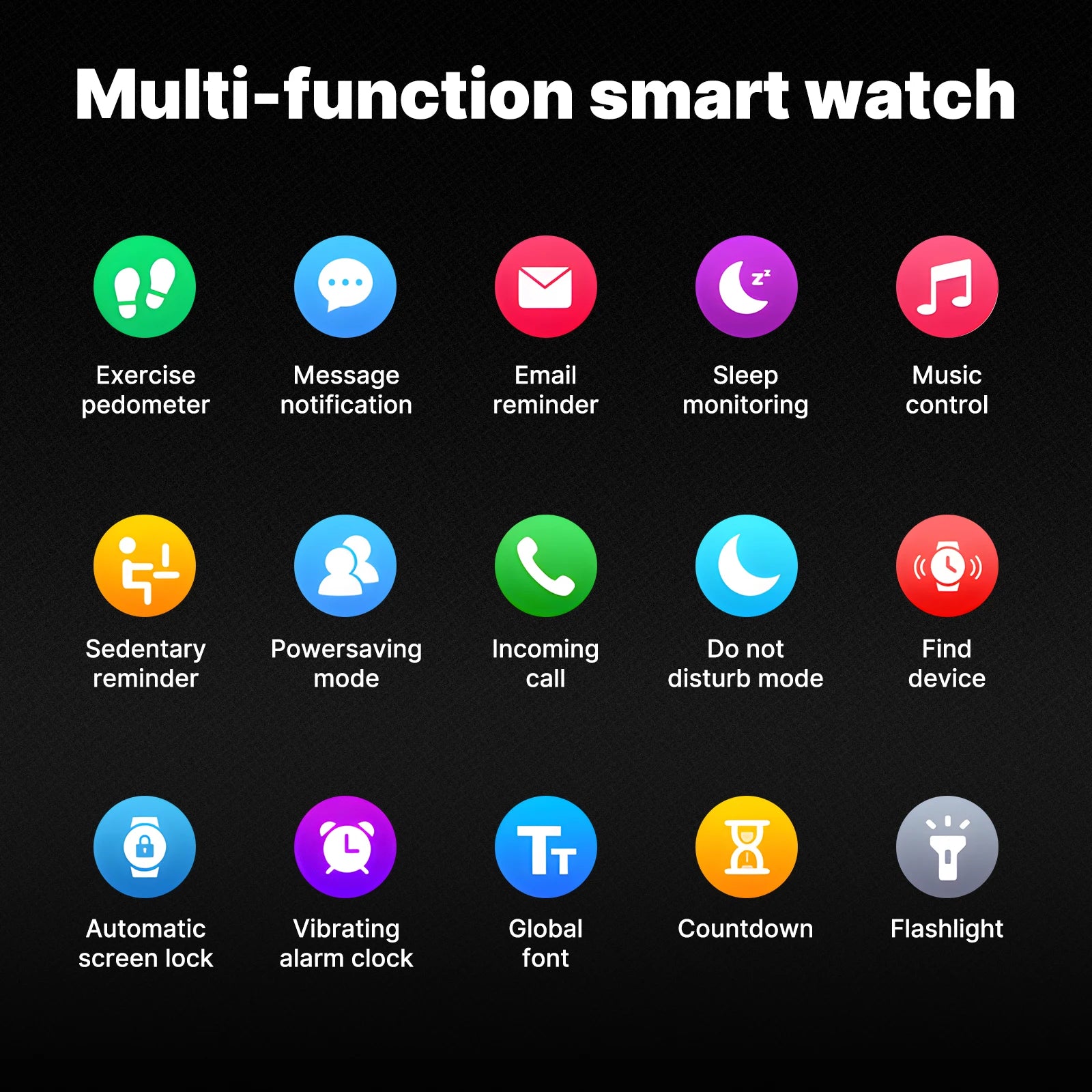 MOES Smart Watch Alexa Built-in Fitness Tracker Heart Rate and Two Dial Styles Blood Oxygen Monitor, IP68 Waterproof Touchscreen