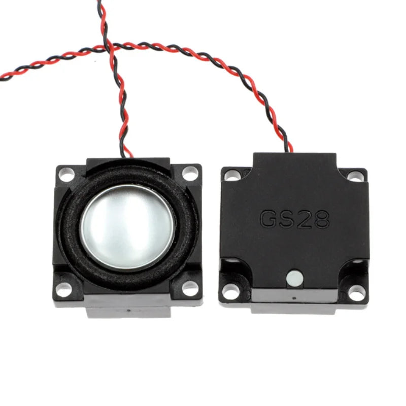 SOTAMIA 2Pcs 28x28mm Mini Full Range Speaker 8 Ohm 2W Voice Box Sound Music Cavity Loudspeaker Driver Smart Home TV PC Speaker
