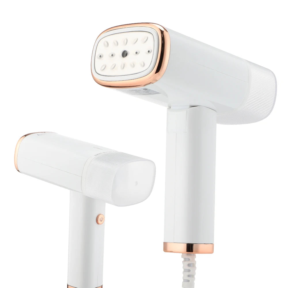 Tidesmit 1000W handheld garment steamer with 130ml water tank showing portable design for travel and home use