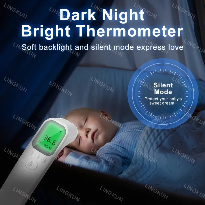 Infrared Fever Thermometer Medical Household Digital LCD Infant Adult Non-contact Laser Body Temperature Ear Thermometer