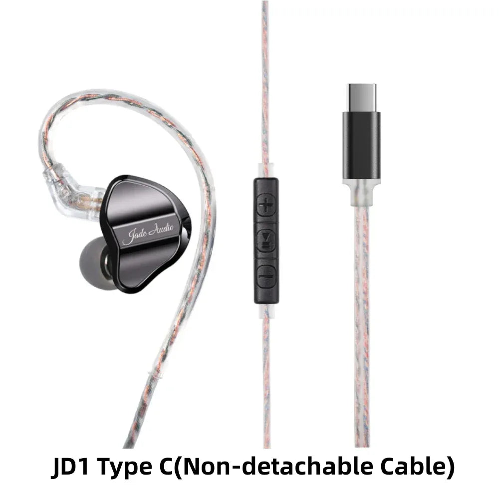 Tidesmit Wired Bass Gaming Earbuds with Mic | Type C & 3.5mm Options Non-detachable Tidesmit