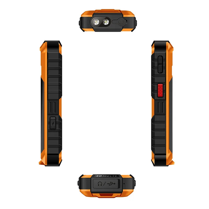 UNIWA S9 4G Feature Phone 2.4 ” IP68 Waterproof SOS Button Big Loudspeaker LED Light 3000mAh Rugged Cost-effective Mobile Phones