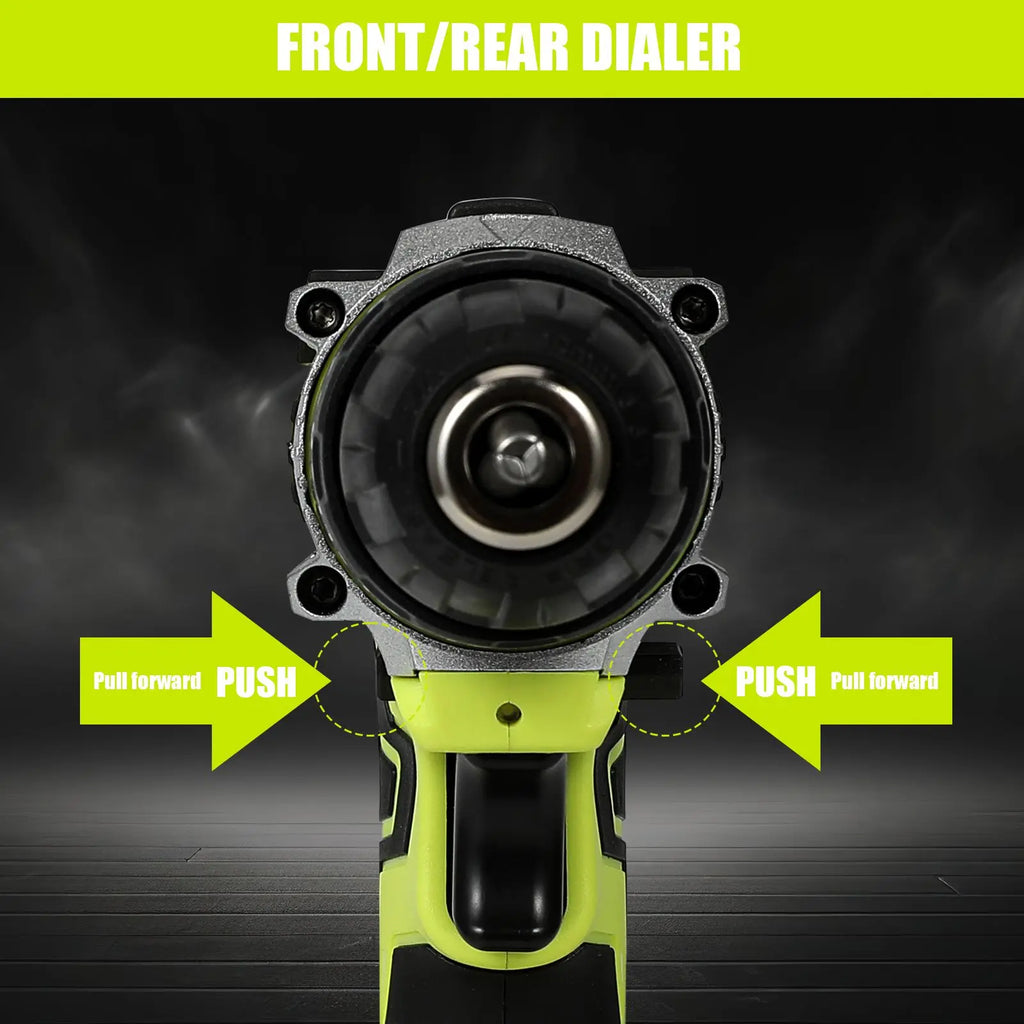 28V Cordless Impact Drill Screwdriver 1350rpm High Speed, Rechargeable Household Power Tool Complete with Matching Drill Bits Set