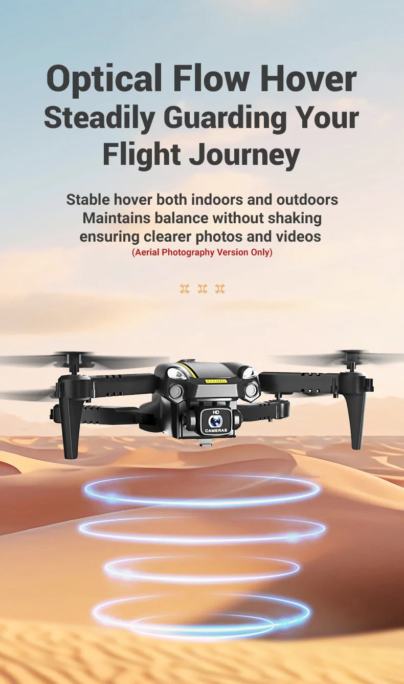 Mini Camera Drone with HD Optics - Foldable Beginner Quadcopter Tidesmit