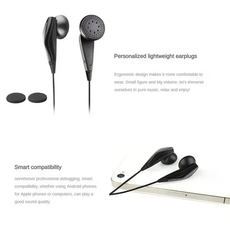 Tidesmit Wired Stereo Earbuds – Deep Bass In-Ear Headphones Tidesmit