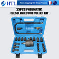 Diesel Injector Puller 23PCS Pneumatic Air Impact Remover Extractor Tool Kit for Diesel Engines