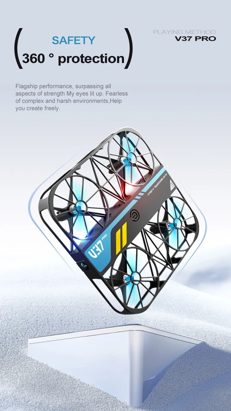8K Camera Drone V37 - Foldable Quadcopter for Beginners by Tidesmit Tidesmit