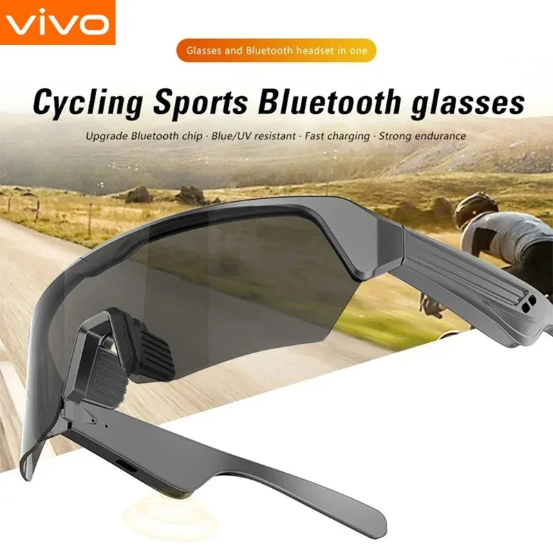 Bluetooth Cycling Sunglasses with Spatial Audio - Tidesmit Black Tidesmit