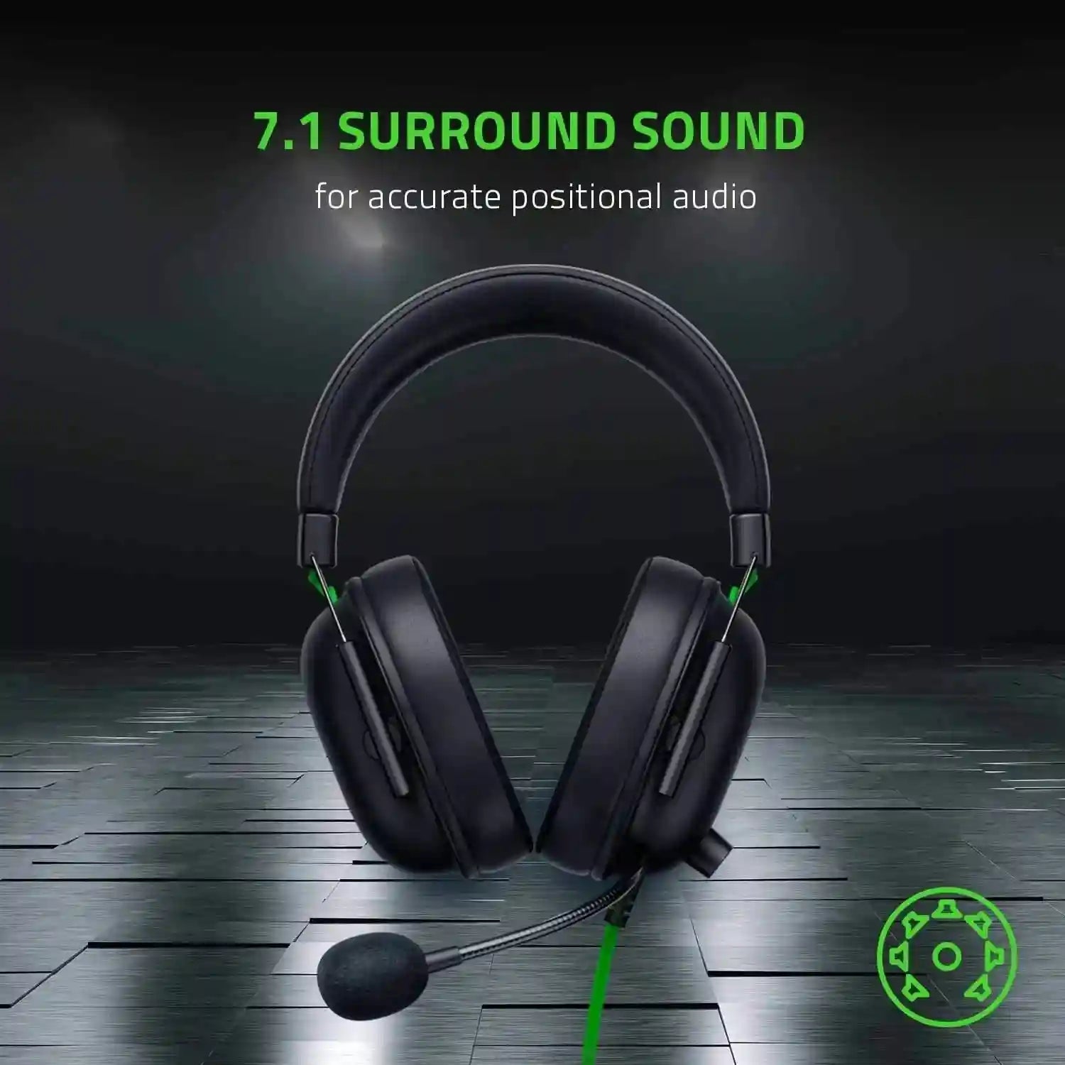 Razer V2 X Wired Esports Headset: 7.1 Surround Sound for PC and Console Tidesmit