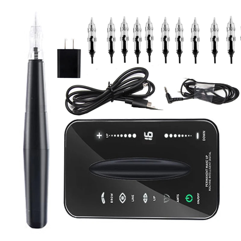 PMU Machine Kit PM007 | Digital Touch Screen Professional PMU Device Permanent Makeup Machines Tidesmit