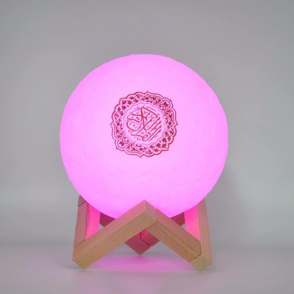Islamic Arabic Night Light Muslim Bluetooth Speaker Quran Azan Clock Koran Portable Wireless Ramadan Bright Lamp Arab Islam Holy