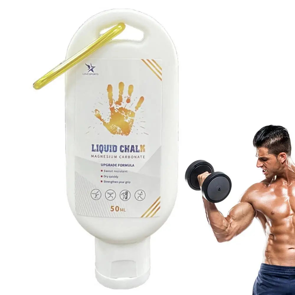 Sports Liquid Magnesium Powder Fitness Lifting Anti Slip Cream Grip Liquid Magnesium For Indoor Pole Dancing Rock Climbing Gym