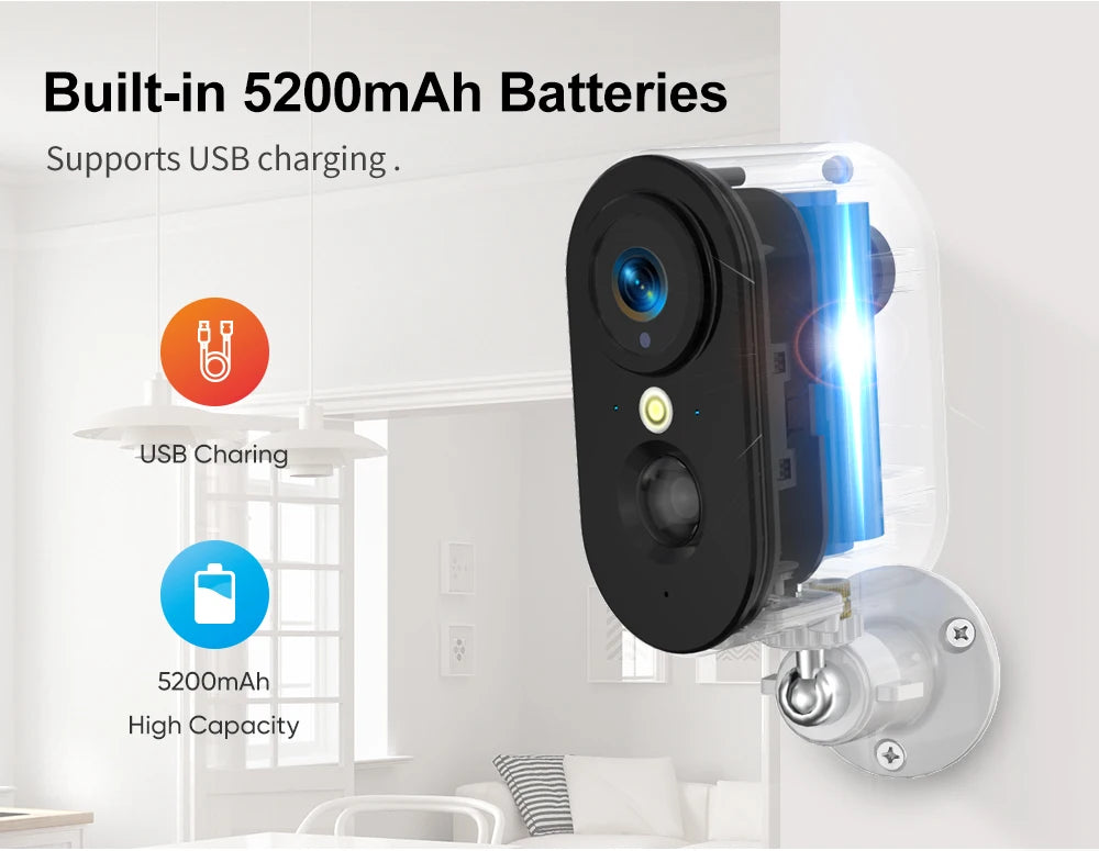 LS VISION 4G Wireless PTZ Battery Camera Smart Home CCTV Outdoor Surveillance Wifi 2K 4MP Motion Detection U-Box