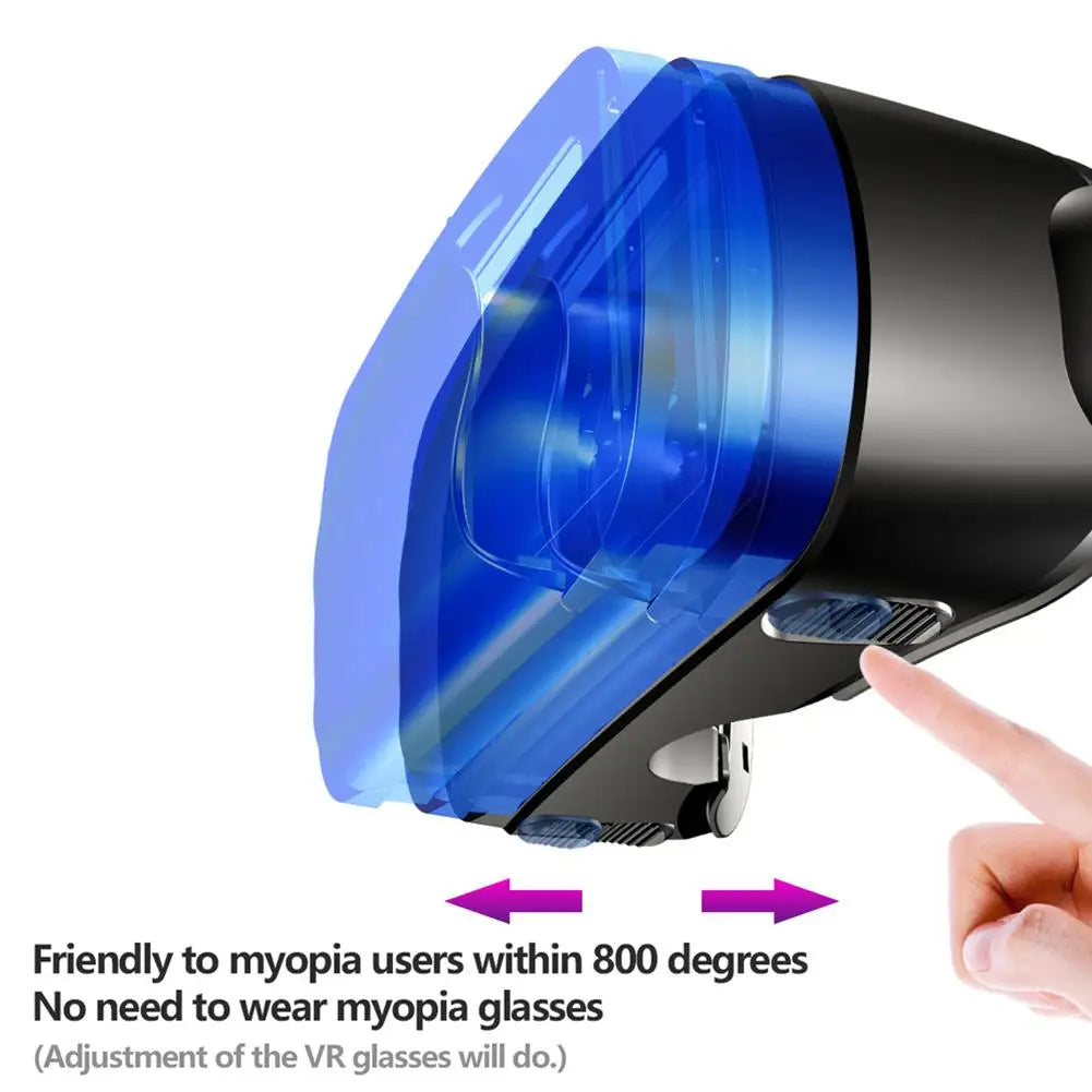 VR Headset for Smartphones - Immersive Wide Angle Smart Glasses Tidesmit