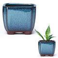 Ceramic Succulent Flower Pot with Vent Design Easy to  for Indoor and Outdoor Plants