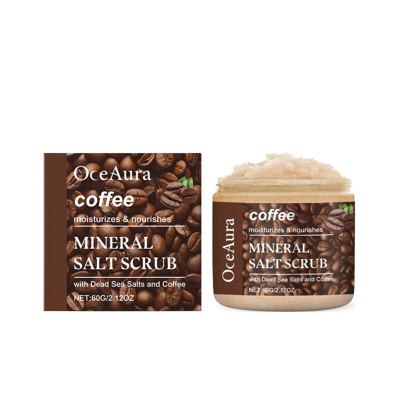 Body Exfoliating Scrub for Radiant Skin - 60g Natural Formula Scrubs Treatments 60g Boxed Tidesmit