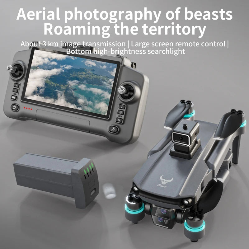 Tidesmit 8K GPS Drone with EIS Stabilization and Obstacle Avoidance Tidesmit