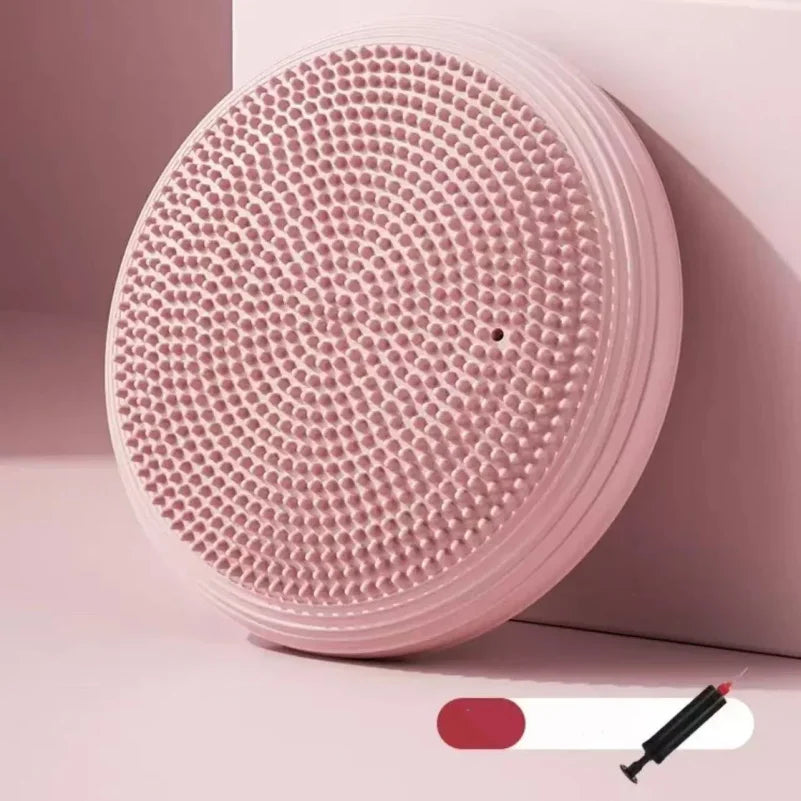 Inflatable Core Balance Pad 34cm Dynamic Stability Trainer PVC For Women Home Yoga Pilates Fitness