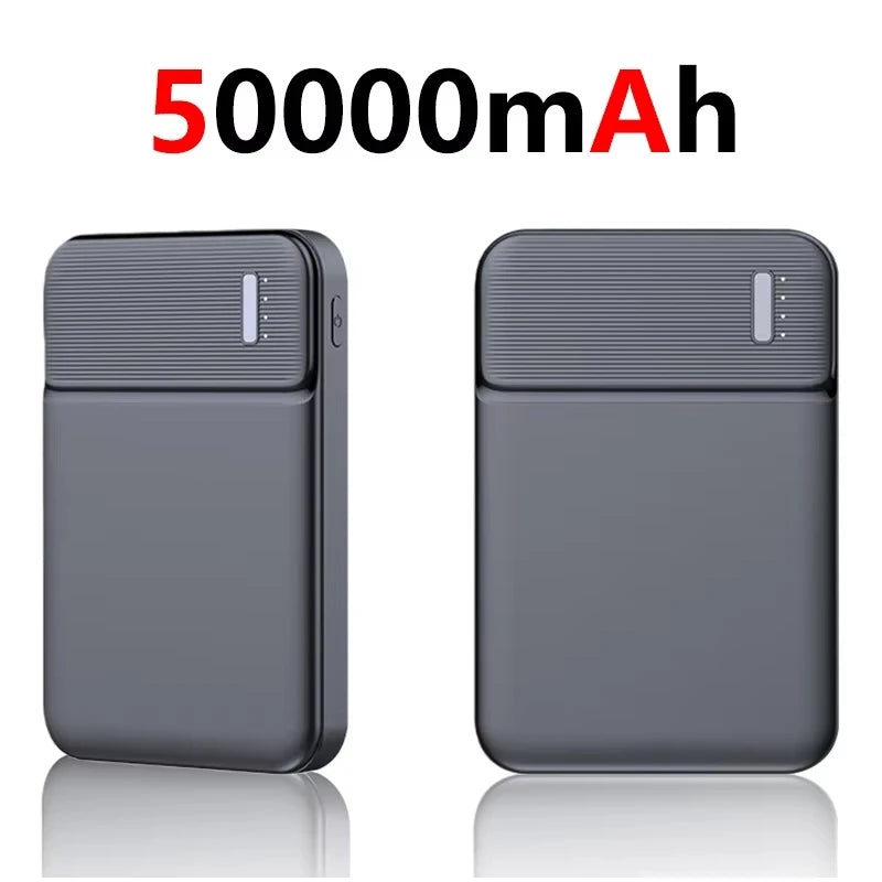 Tidesmit 50000mAh Fast Charging Power Bank - USB-C Portable Charger Black 50000mAh Tidesmit