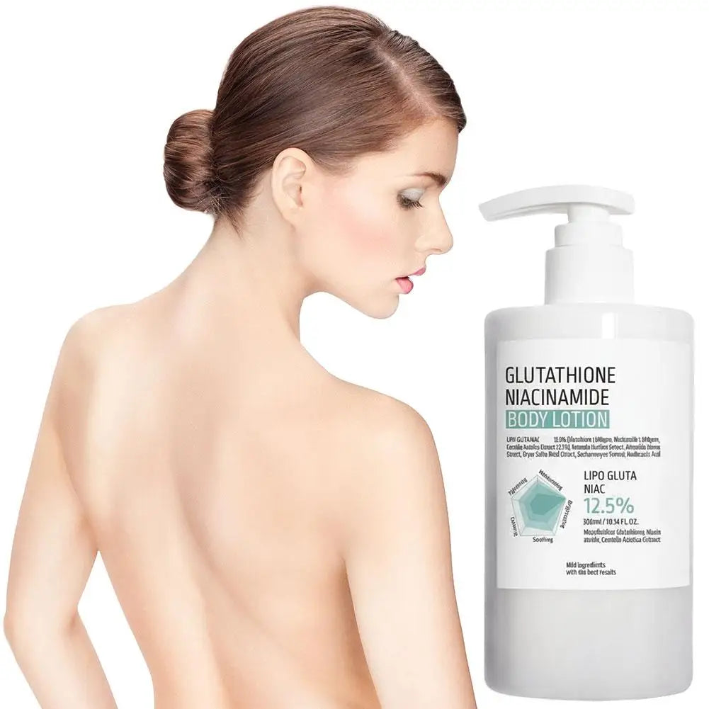 300ml Soothing Repair Centella Asiatica Body Care Cream Brighten Skin Tone Deep Moisturizing Glutathione Niacinamide Body Lotion