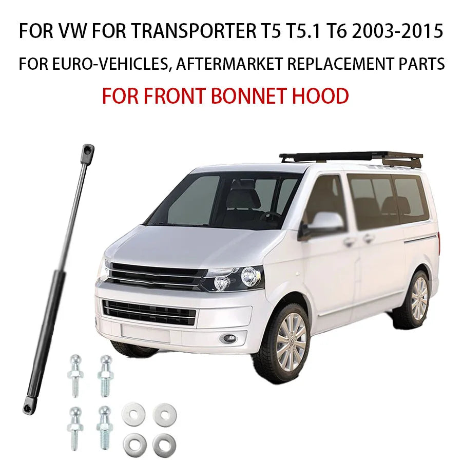 1pc Front Bonnet Strut For VW For Transporter T5 T5.1 T6 2003-2015 Gas Spring Holder