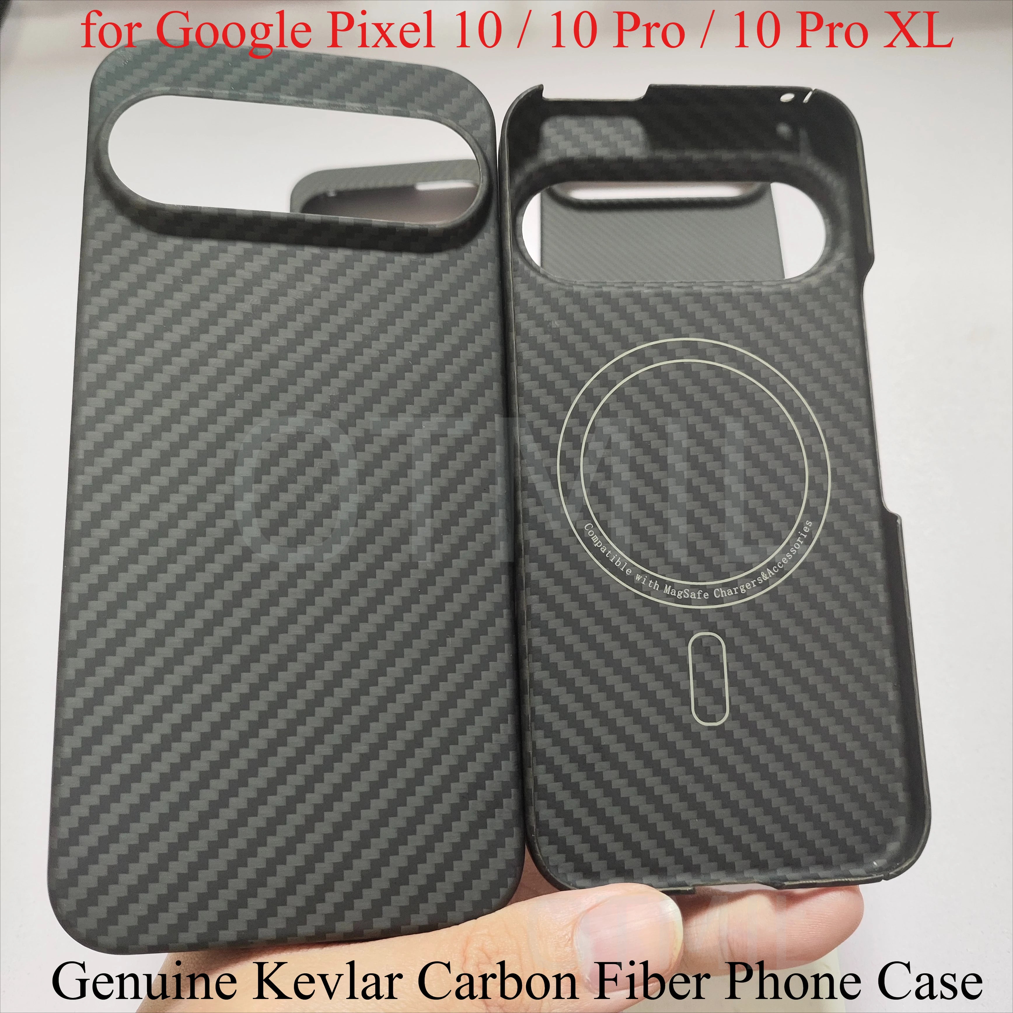 Google Pixel 10 Pro XL Carbon Fiber MagSafe Slim Case Tidesmit